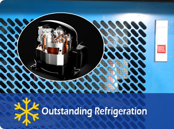 Outstanding Refrigeration | NW-DG20-25-30 ventilated island freezer